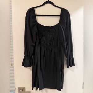 H&M Black Long Sleeve Dress